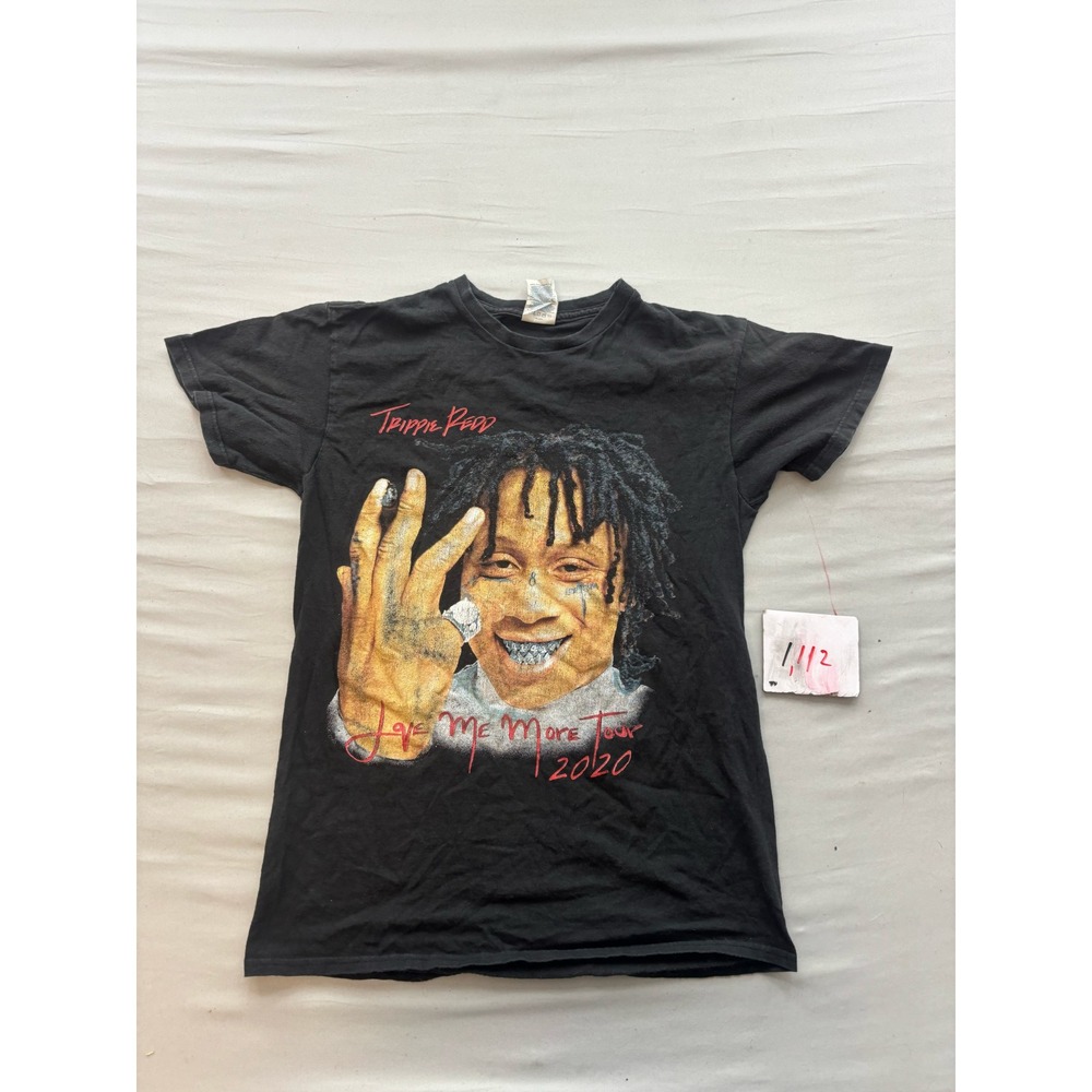 Trippie Redd Love Me More Tour 2020 T-Shirt Black Graphic Concert Tee Small